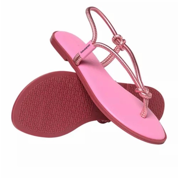 Havaianas Women's Una Acai Eur Sandals Pink Glow - Picture 11 of 12